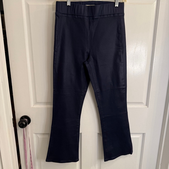 Women's L'AGENCE Pants, S/P, Navy straight leg - Picture 2 of 9